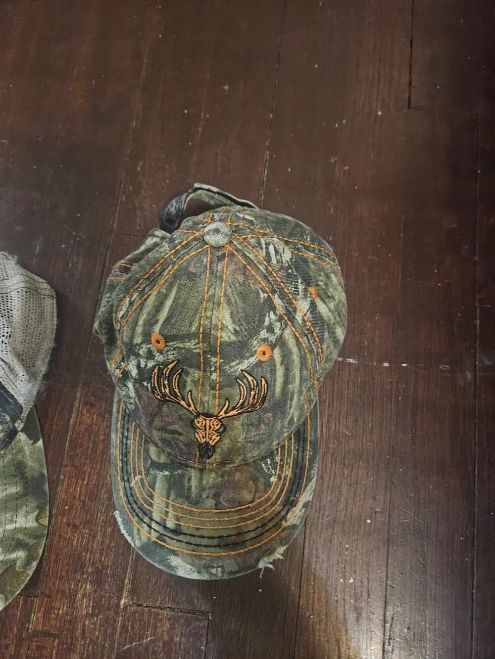 Camouflage Trucker Hat and Realtree-Style Camouflage Cap